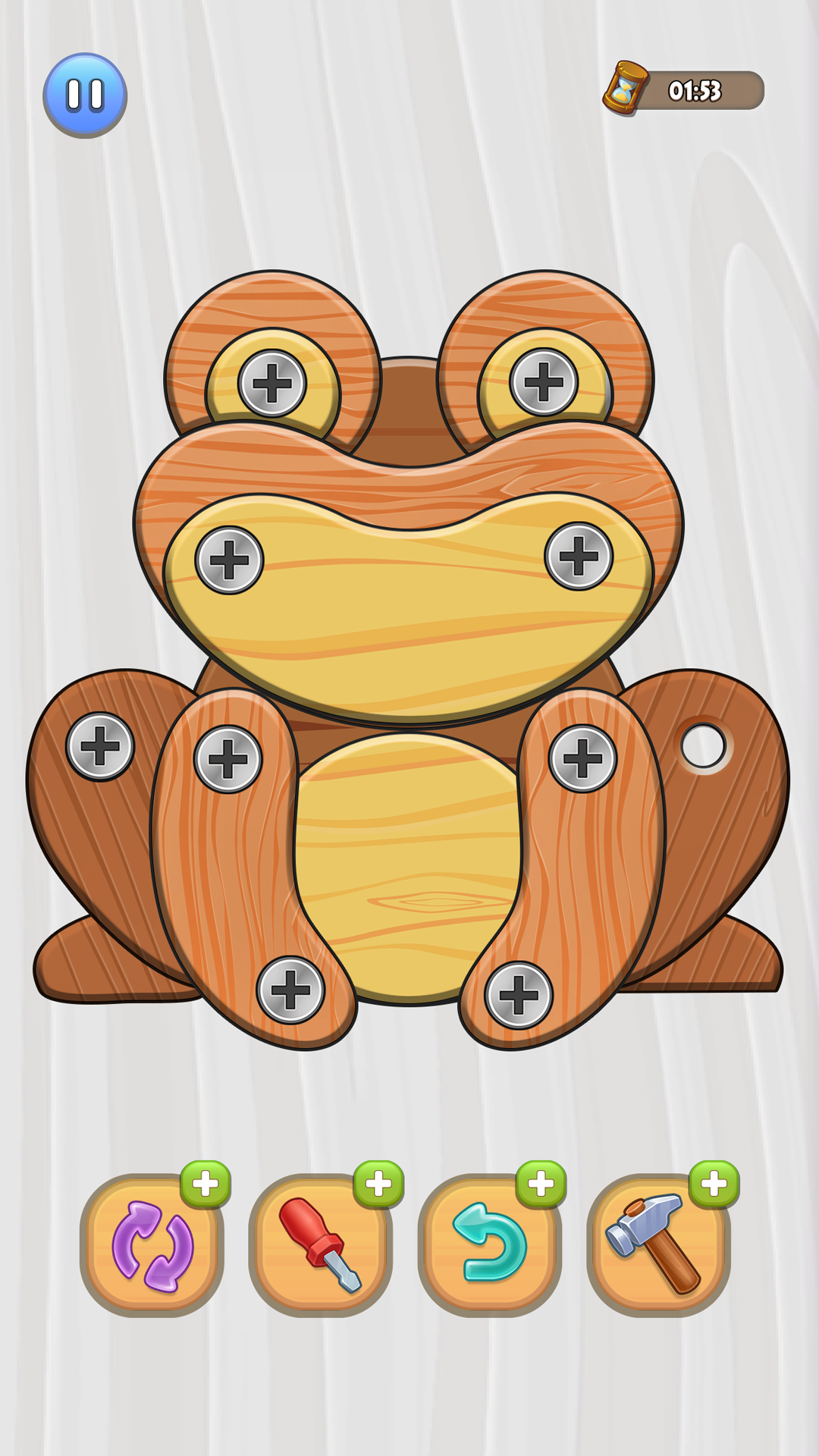 Puzzle! Wooden blocks, nuts and bolts! screenshot 18