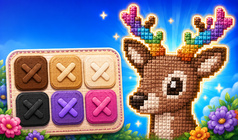 Cross Stitch by Numbers: Pixel Art