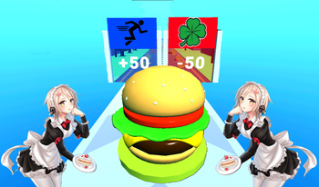 Get a Cool Burger from Her