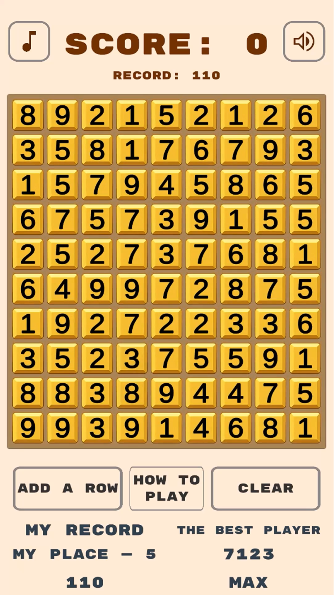 Numeric combinations of 10 screenshot 3