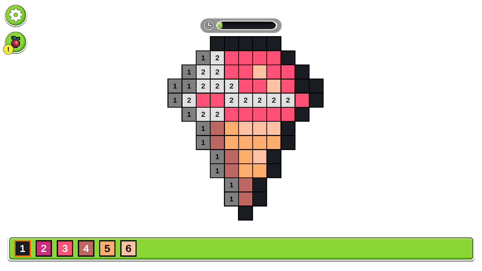 Cooking by numbers screenshot