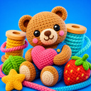 Yarn puzzle in 3D