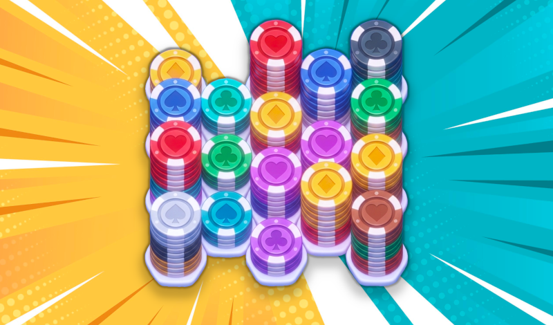 Poker Chips Sort game cover