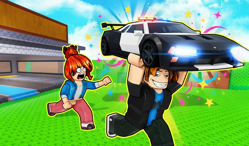 Obby: Grow Your Car Park! Brainrot Cars Tycoon +1 game cover