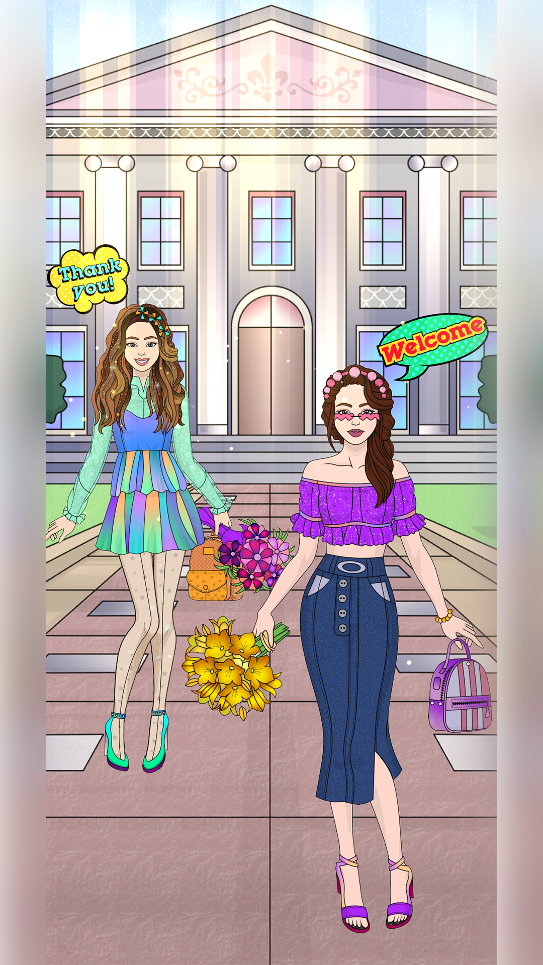 College Girls Coloring screenshot 12