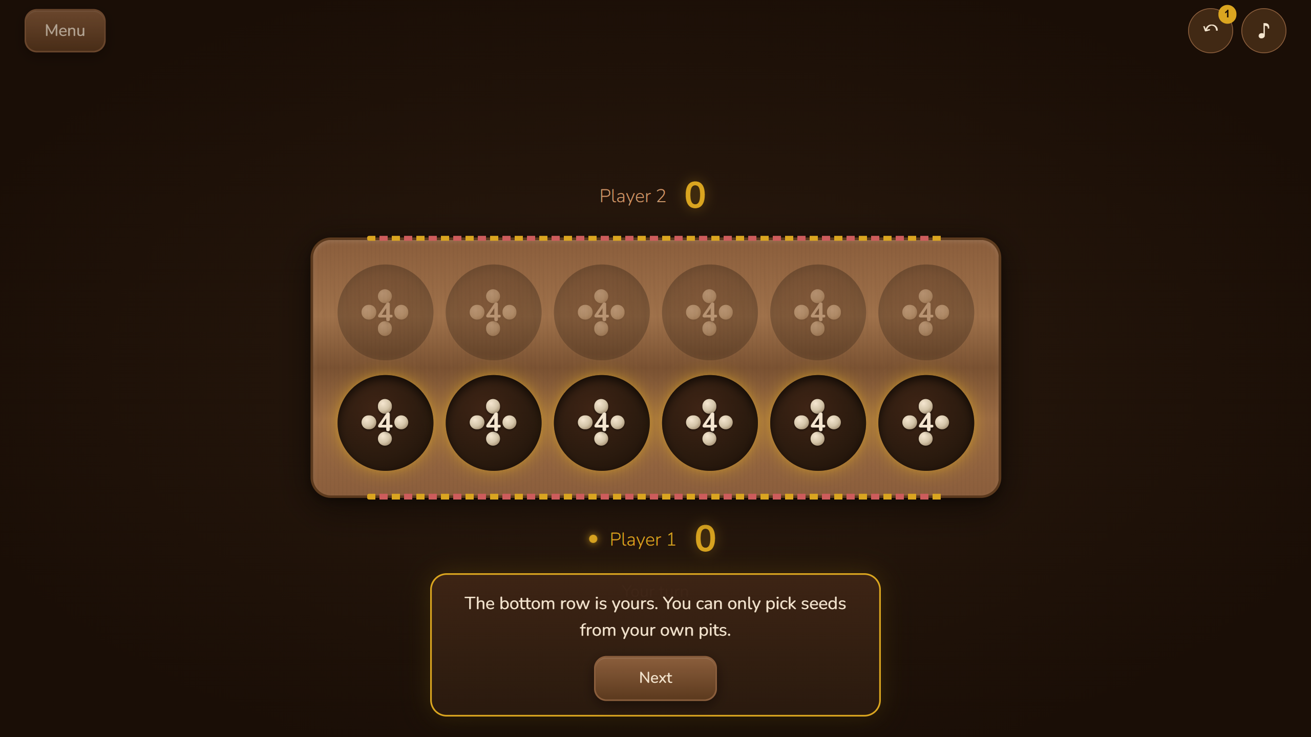 Owari, african strategy game — screenshot 6