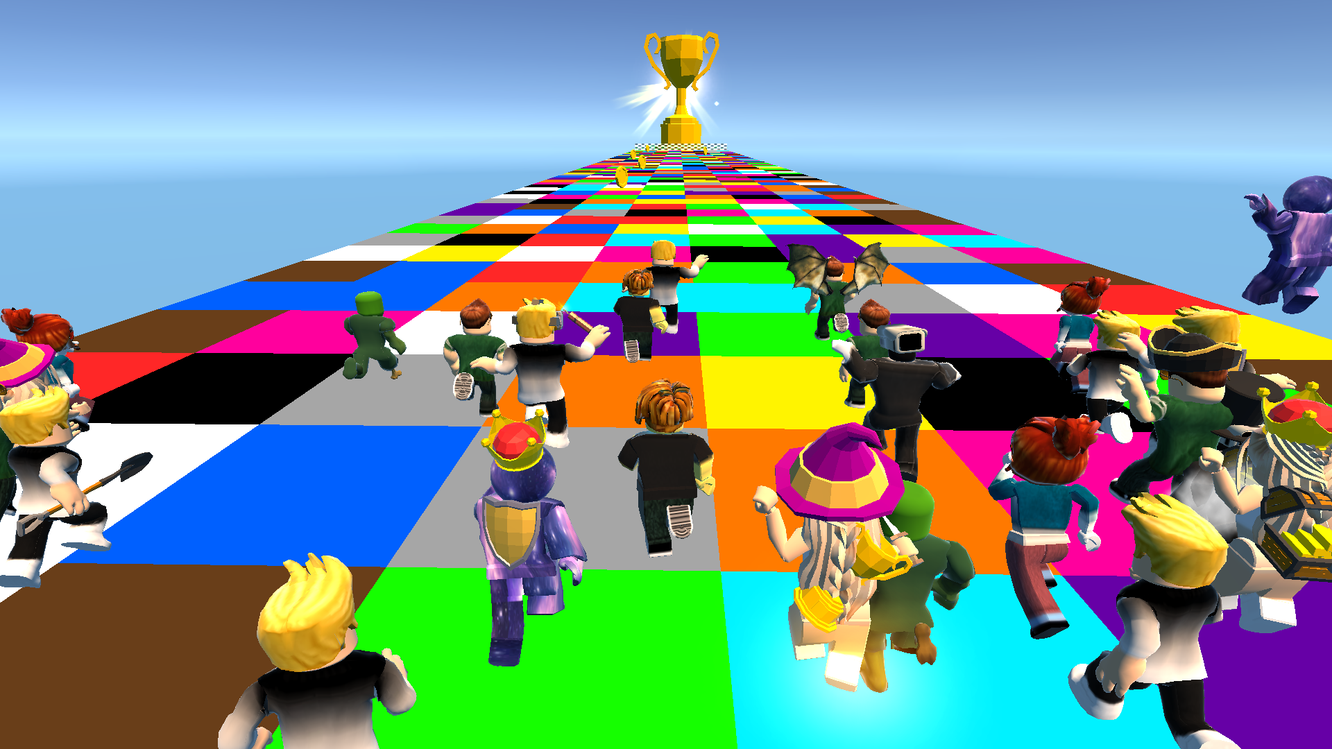 Stand on the right color, Robby! screenshot
