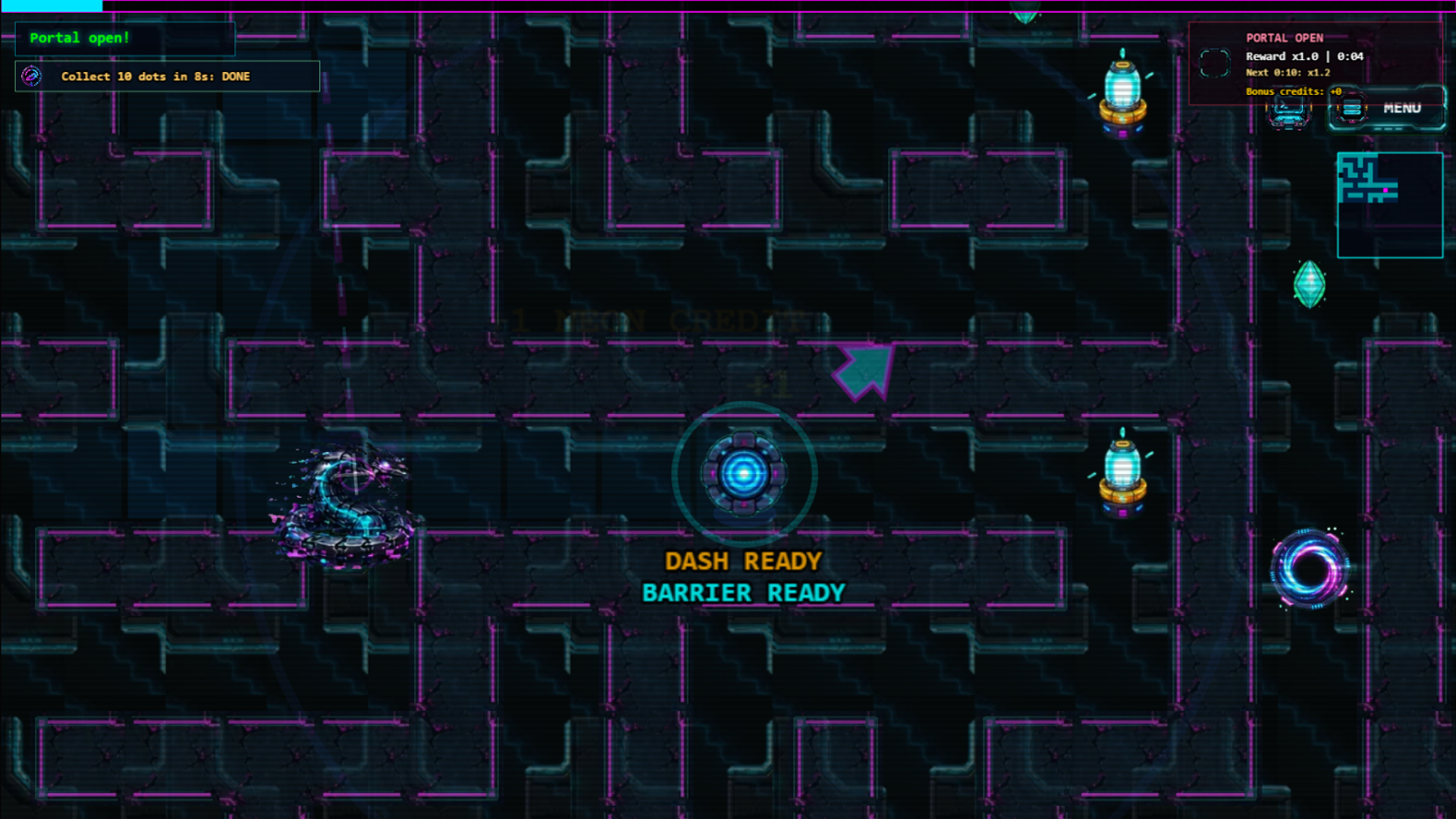 Neon escape — screenshot 1