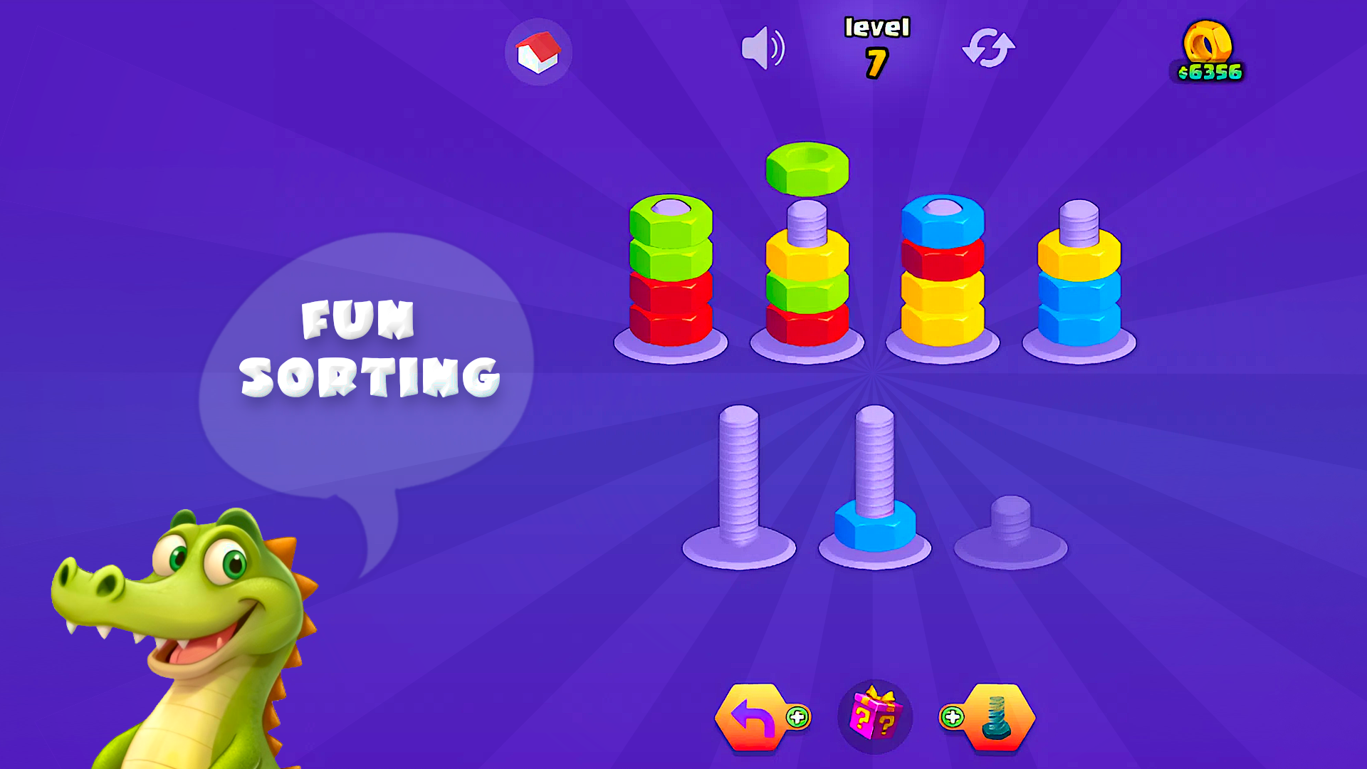 Nuts: SPIN & SOLVE — screenshot 1