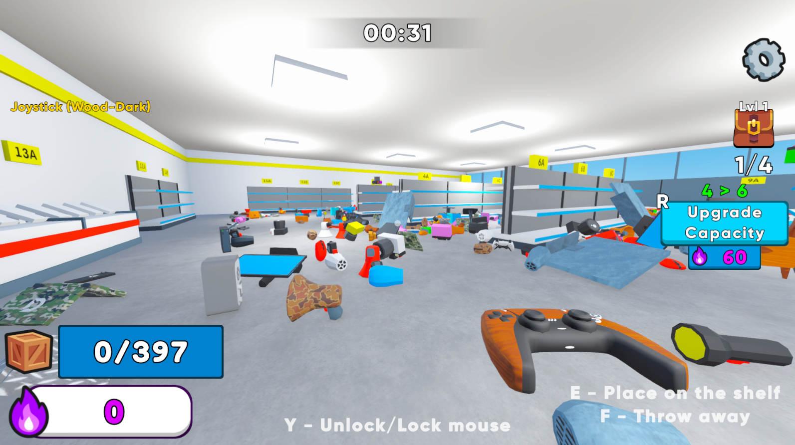 Clean Up the Electronics Store! — screenshot 1