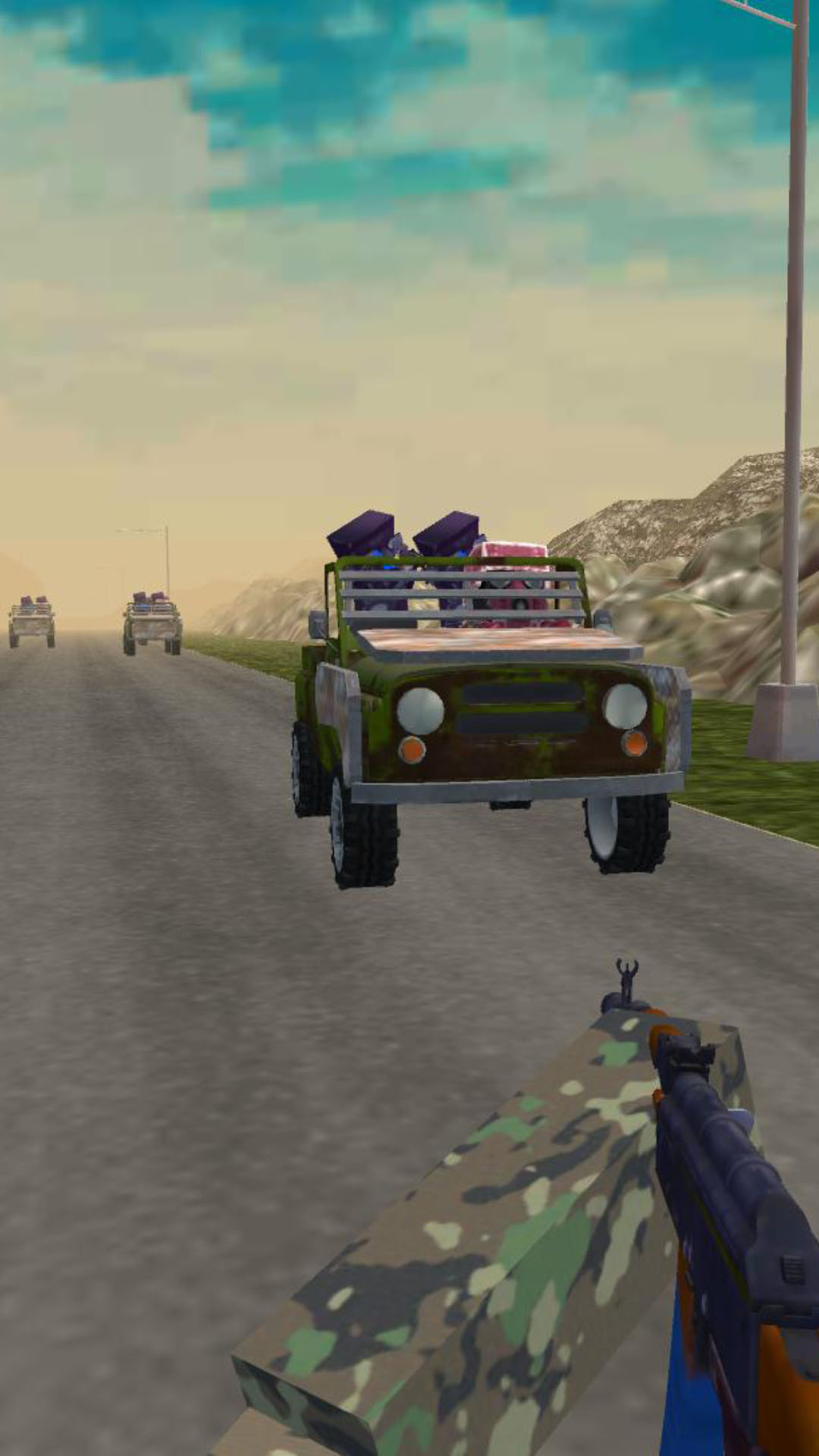 Obby: Shooter on Cars screenshot 11
