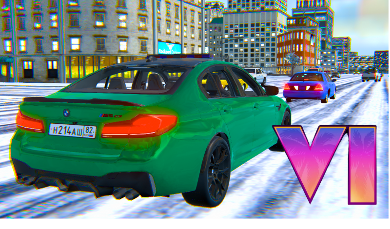 BMW M5 CS Winter Drift game cover