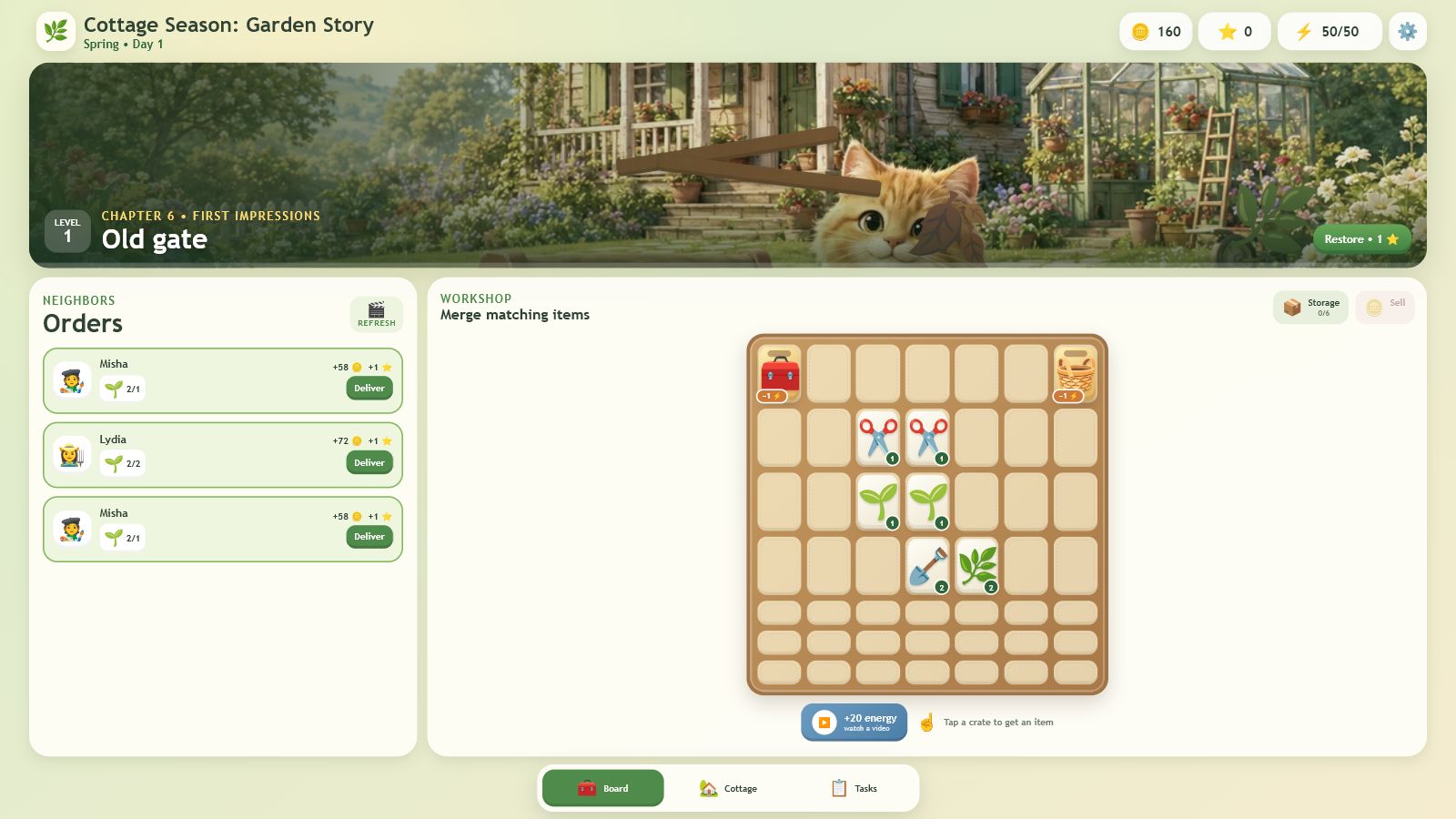 Cottage Season: Garden Story — screenshot 1