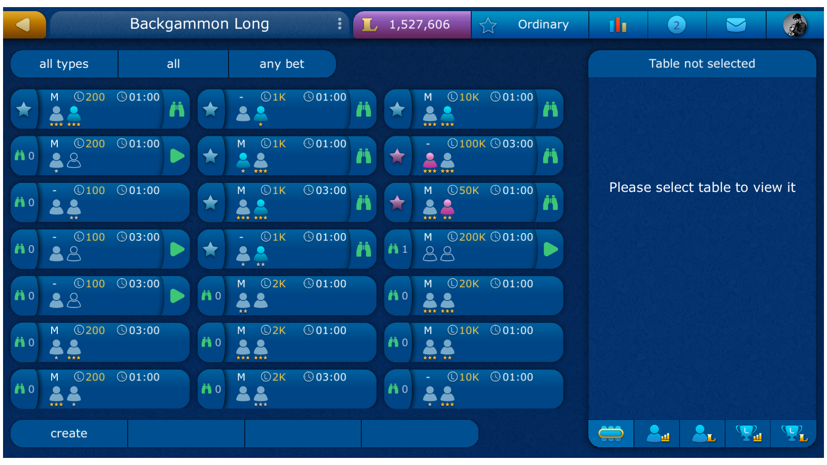 Backgammon screenshot