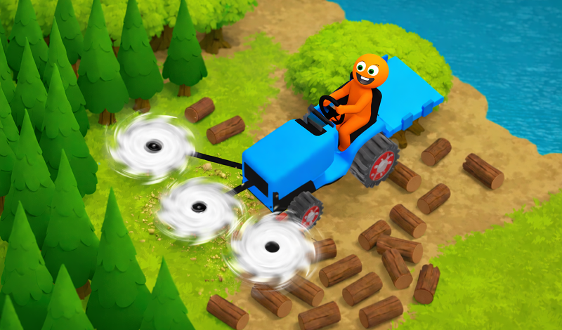 Crazy Lumberjack: Cut Them All game cover