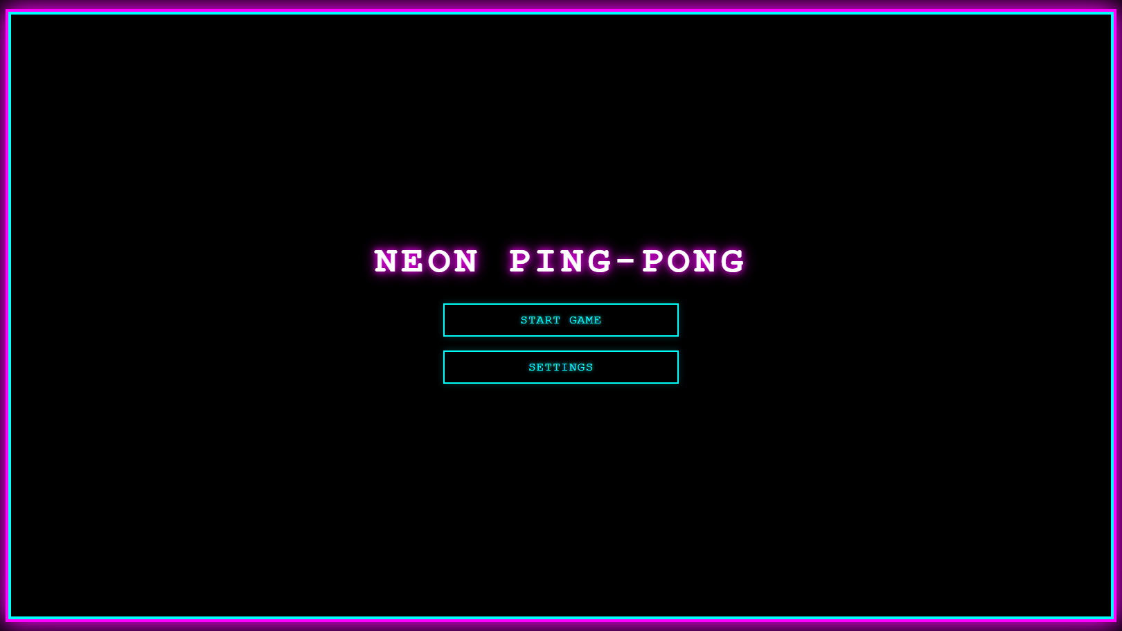 Neon Ping-Pong — screenshot 1