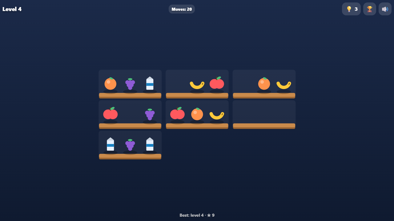 Shelf Sort: Goods Match — screenshot 1