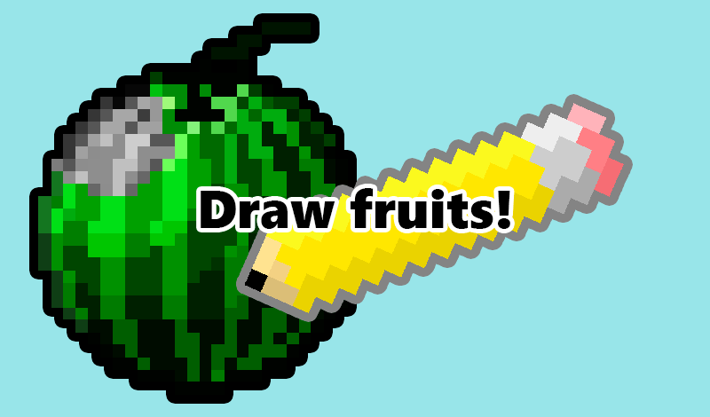 Draw fruits! game cover