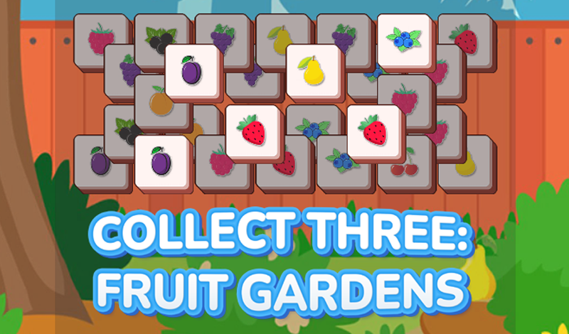 Collect three: Fruit gardens game cover