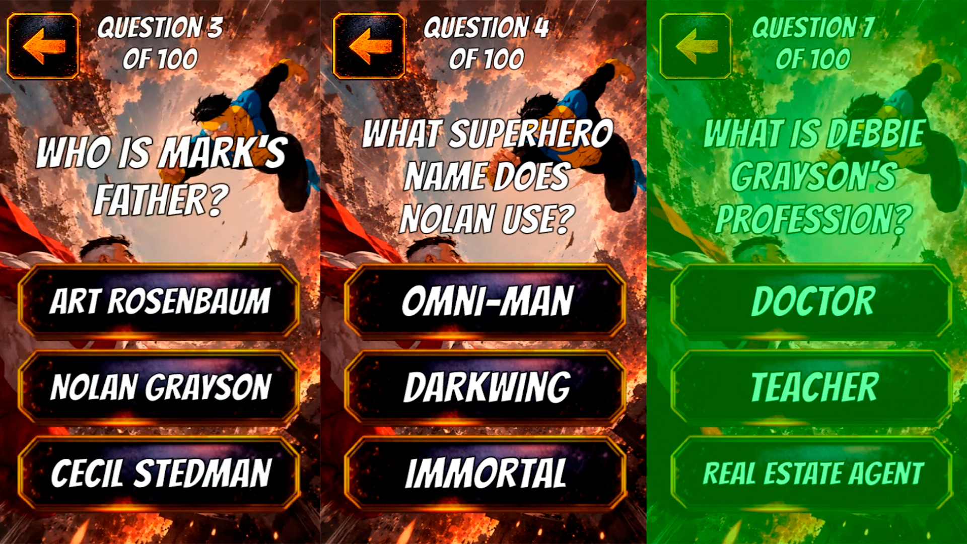 Mega test on Invincible — screenshot 2