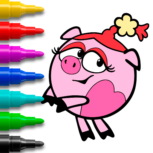 Coloring Game for Kids: Cartoons icon