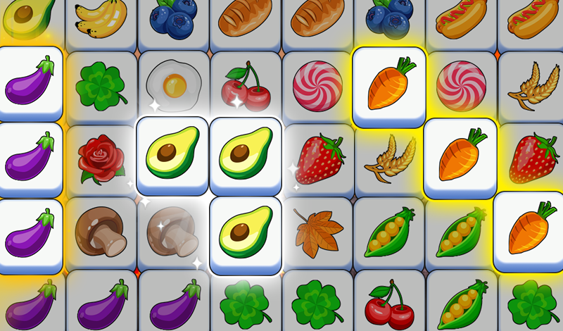 Vegetable Mahjong: Match Three game cover
