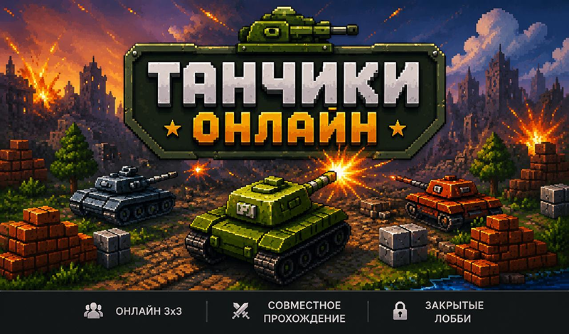 Танчики онлайн game cover