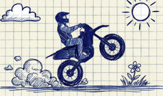 Stunt Bike 2D Paper Race