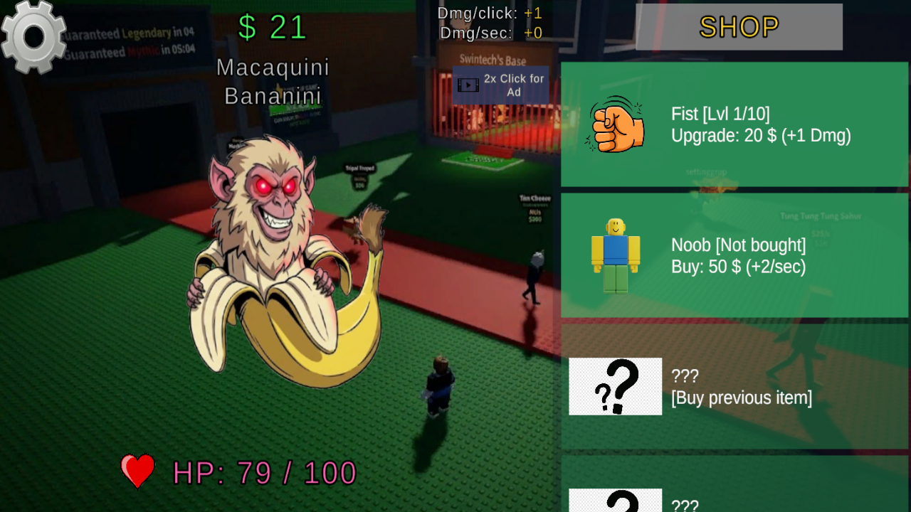 Defeat Brainrot Clicker — screenshot 1