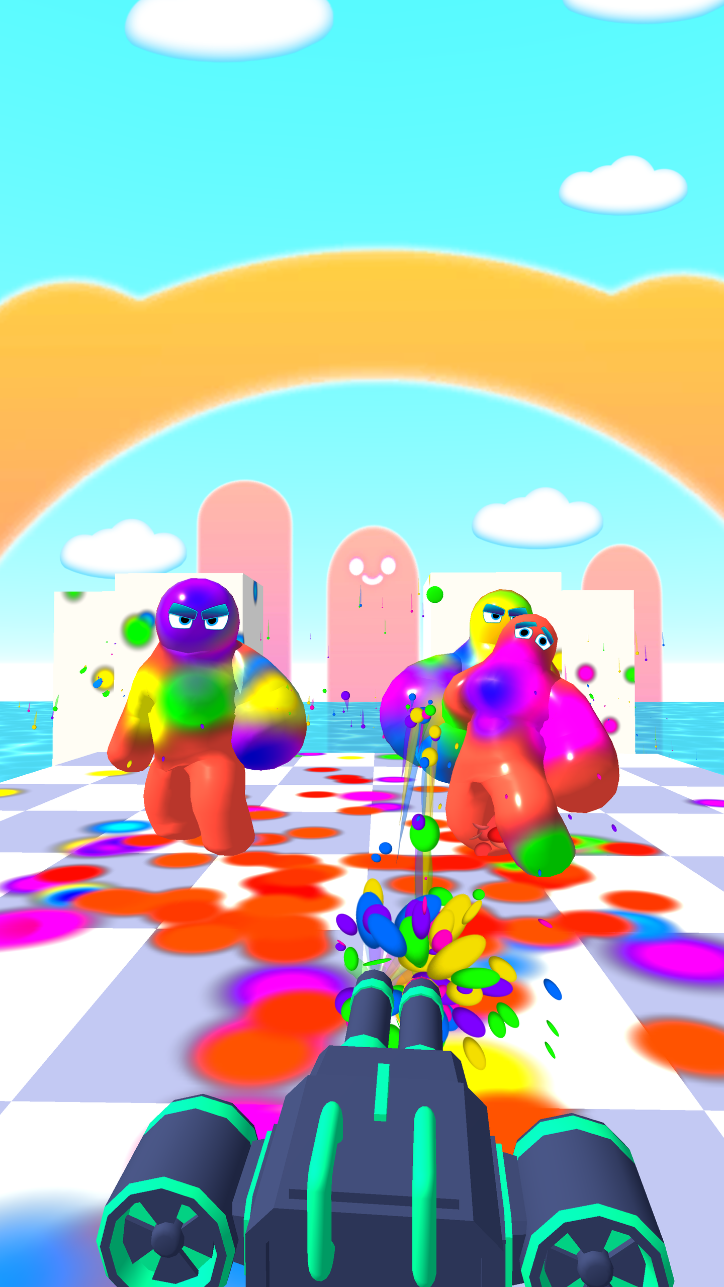 Gun and Paint: Jelly Shooter 3D screenshot 18
