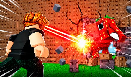 Brainrots 3D: Destroy walls with a laser!