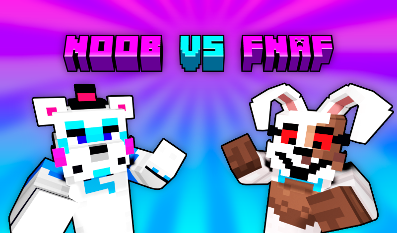 Noob vs FNAF game cover