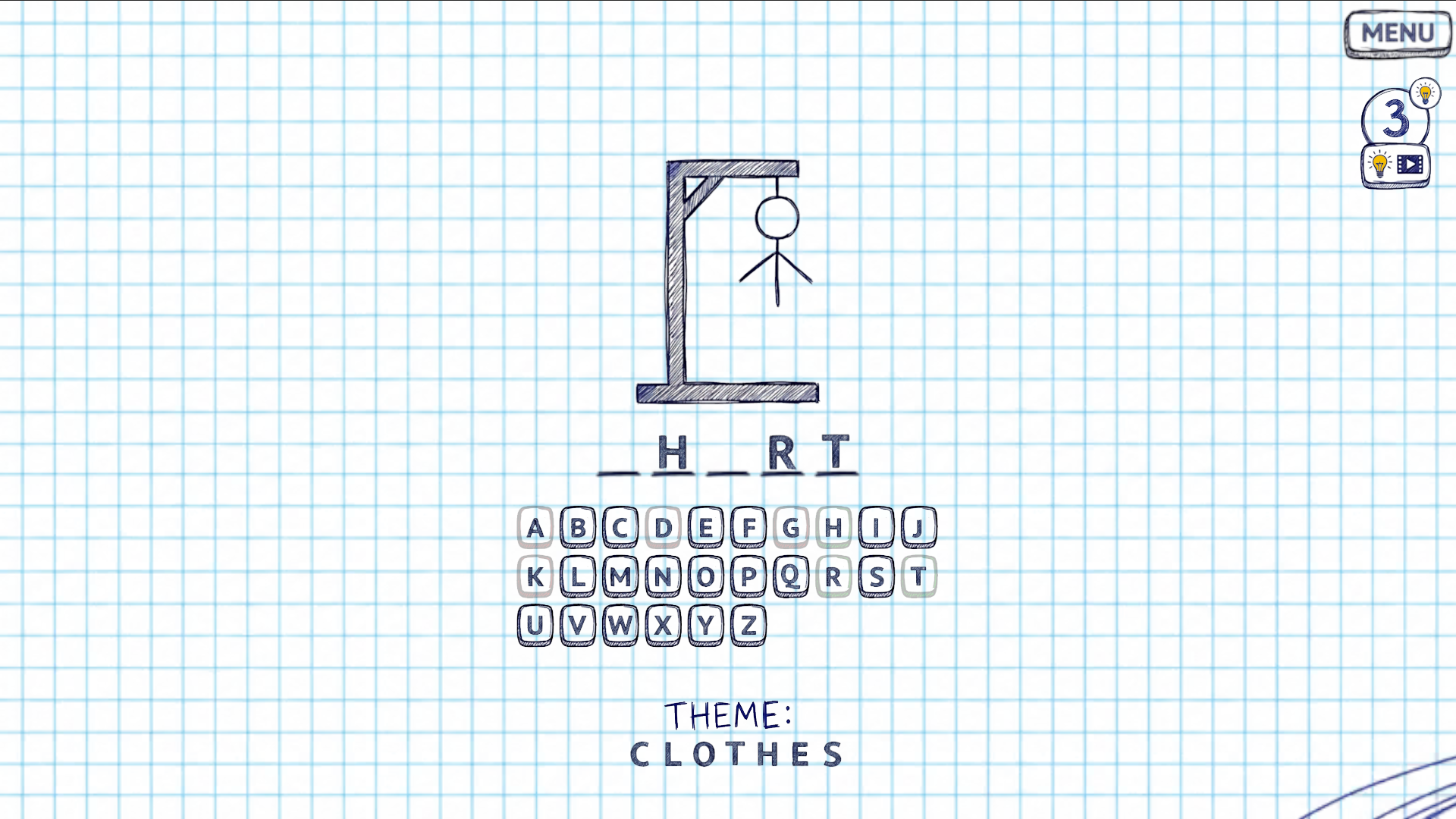 Hangman with paper — screenshot 4