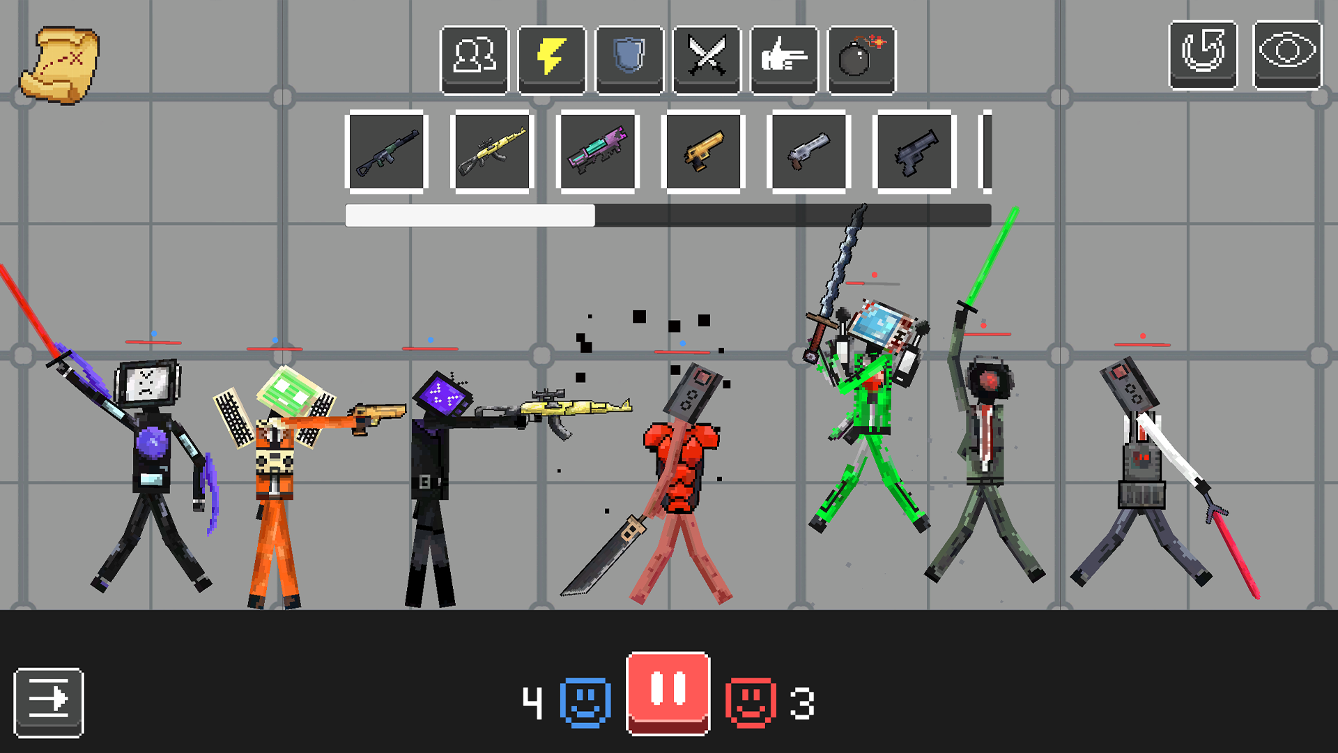 Sandbox Battles: TV Mens screenshot