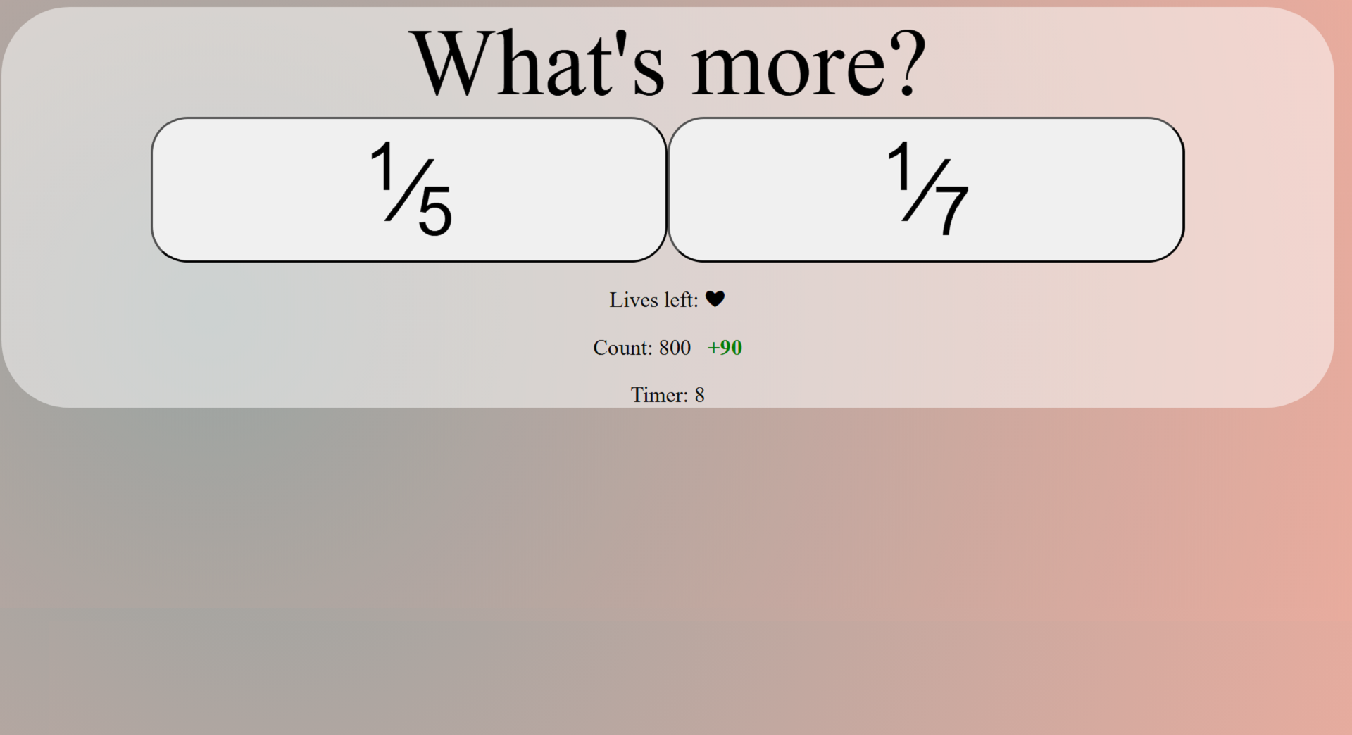 Compare the numbers! — screenshot 2