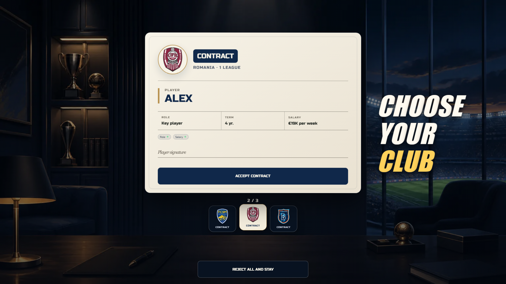 Footballer: From First Contract to Legend — screenshot 5