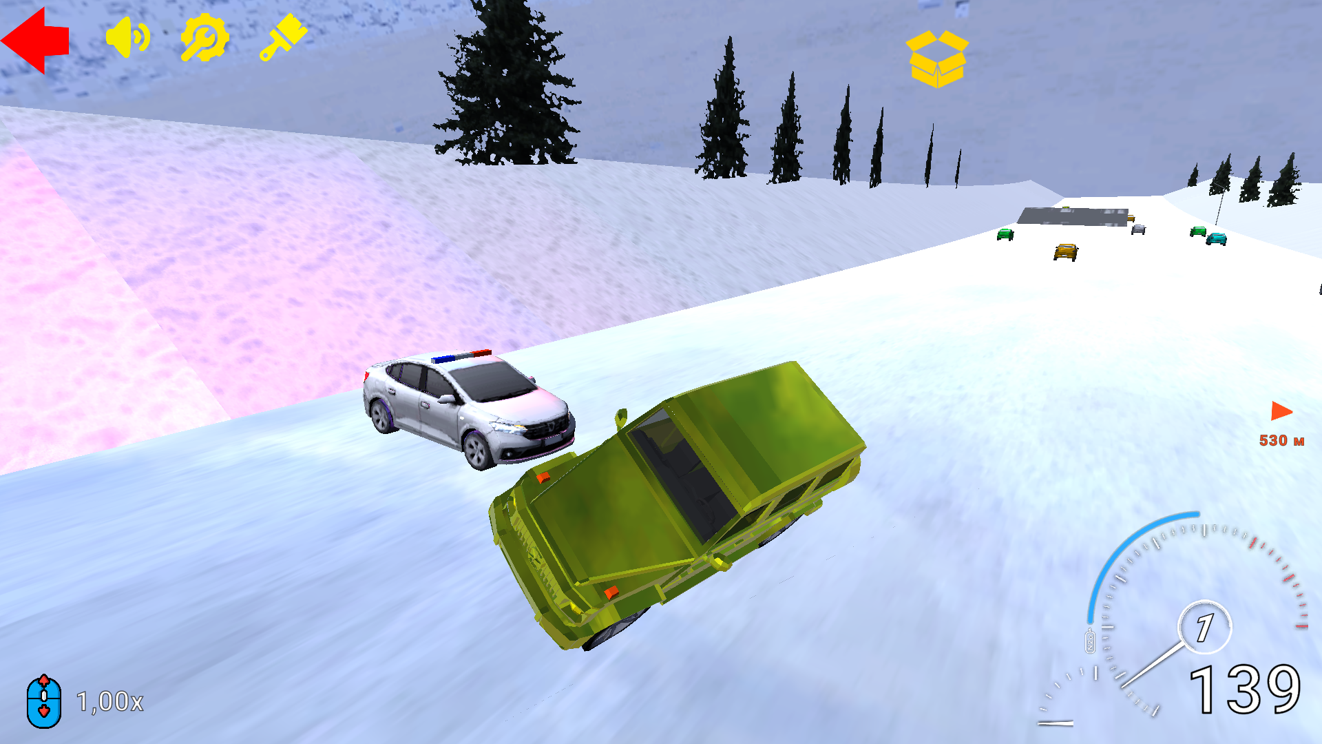 Авто Песочница: Безумный Спуск — screenshot 17