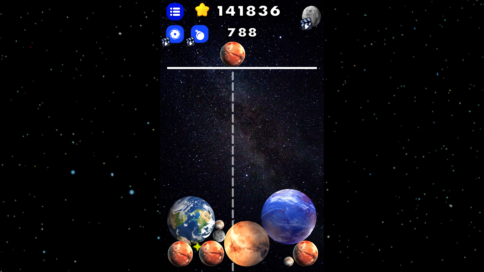 Planetarium merge: Match the planets — screenshot 2