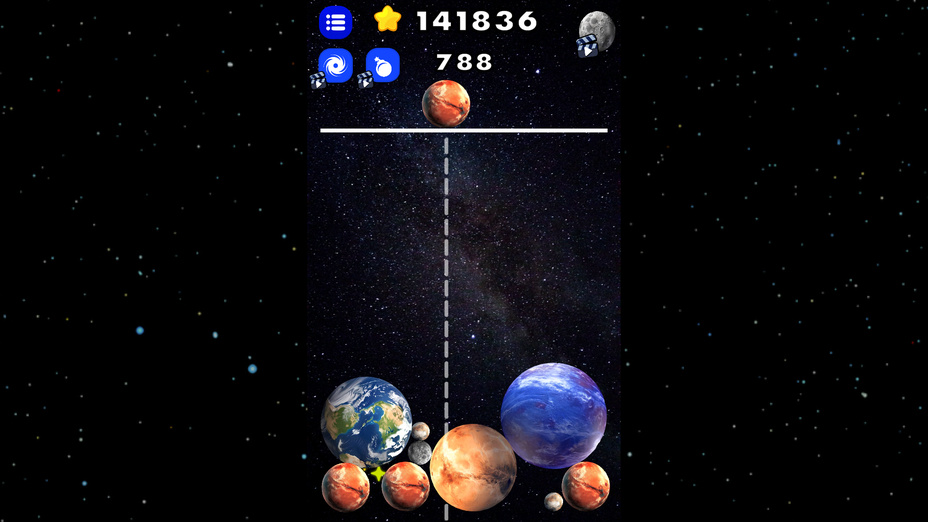 Planetarium merge: Match the planets - Screenshot 2