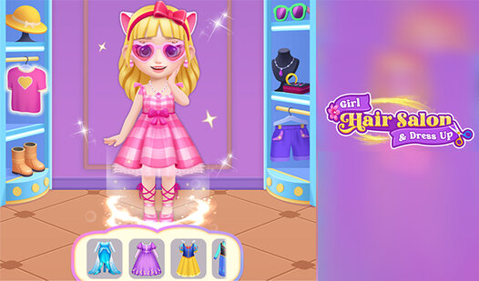 Girl Hair Salon & Dress Up