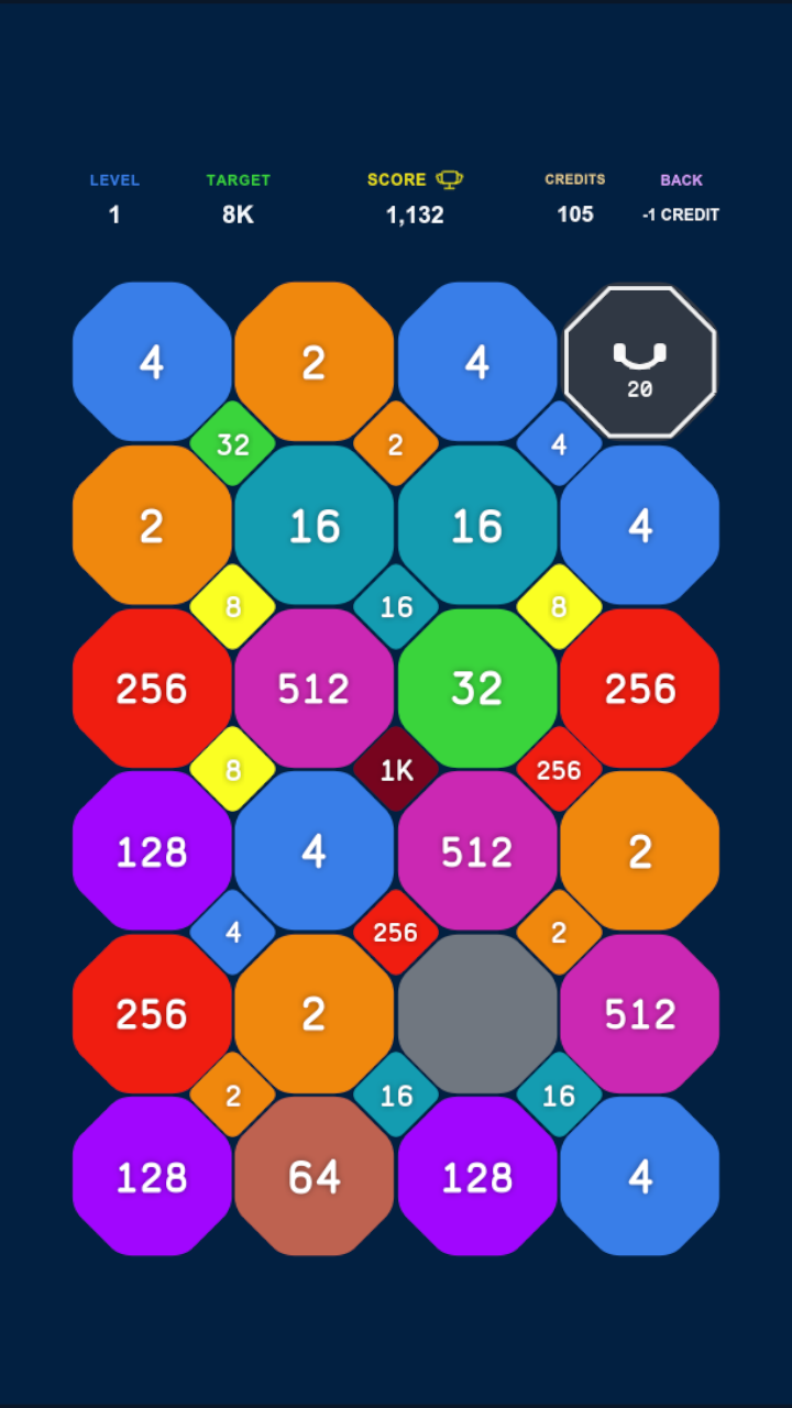 Octa Blast 2048 screenshot 3