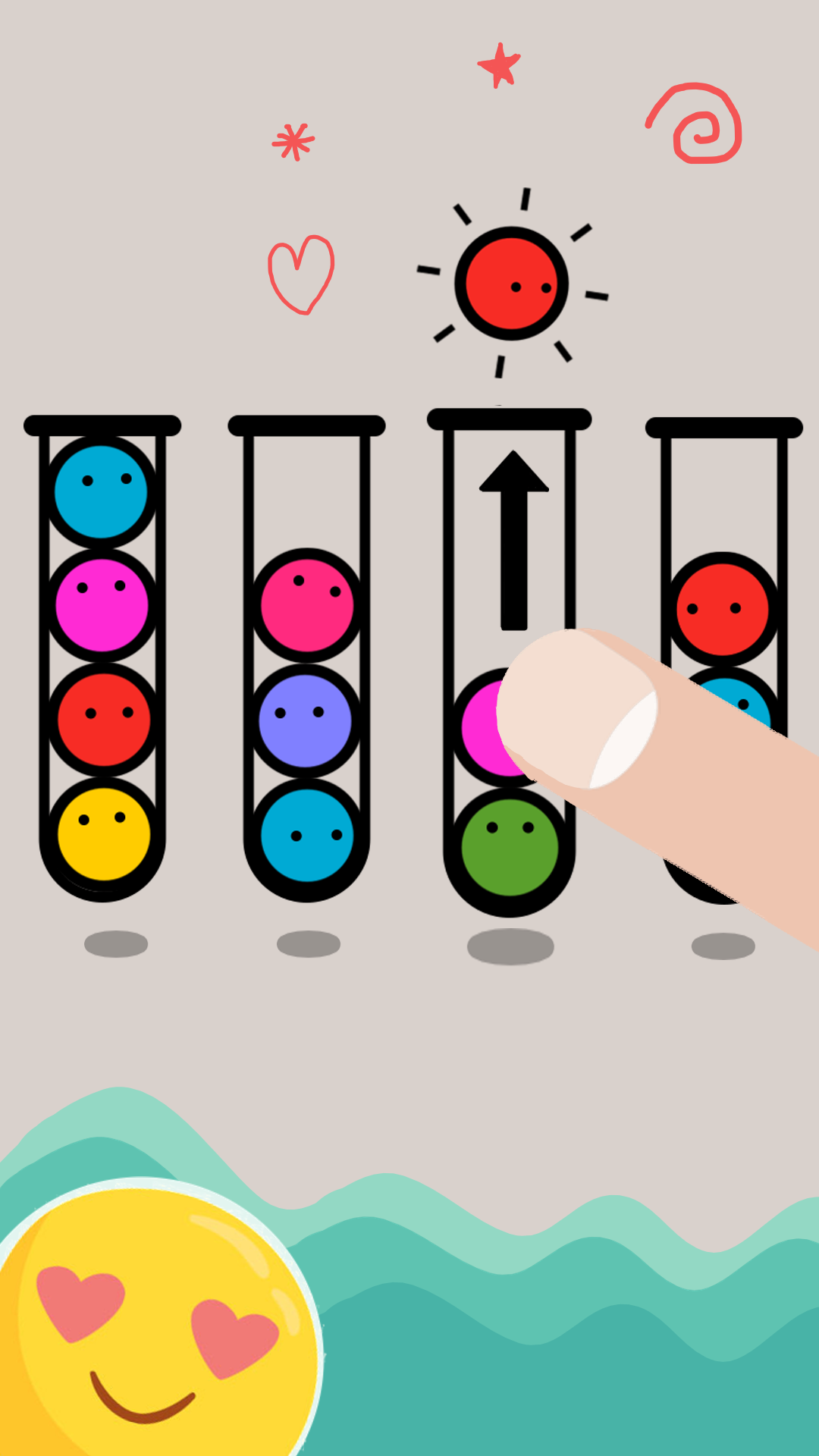 Emoji Color Ball Sort screenshot 4