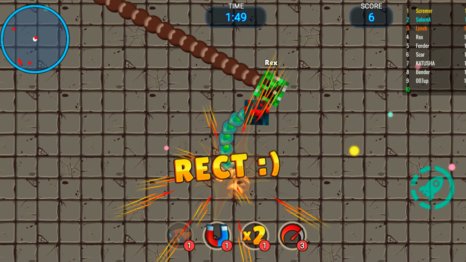 Slizario: Cubic World capture! - Screenshot 2