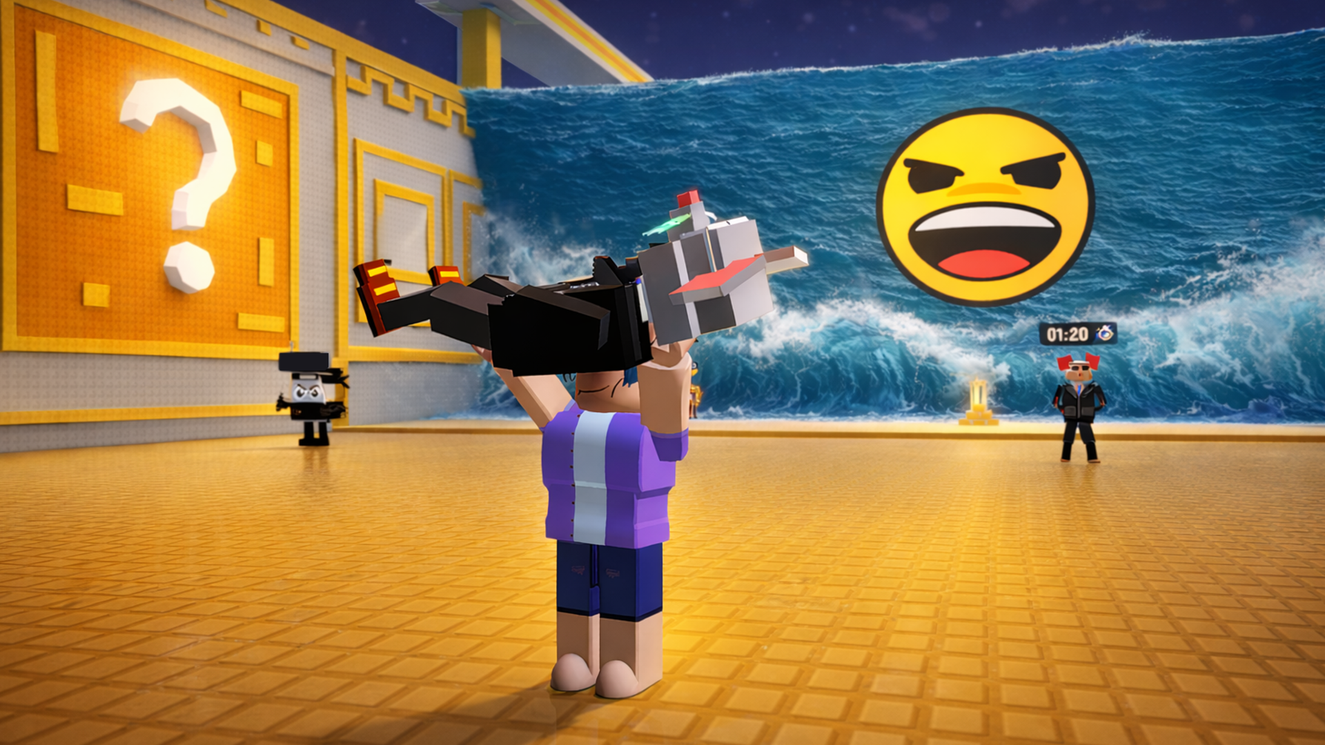 Obby Run From Tsunami — screenshot 1
