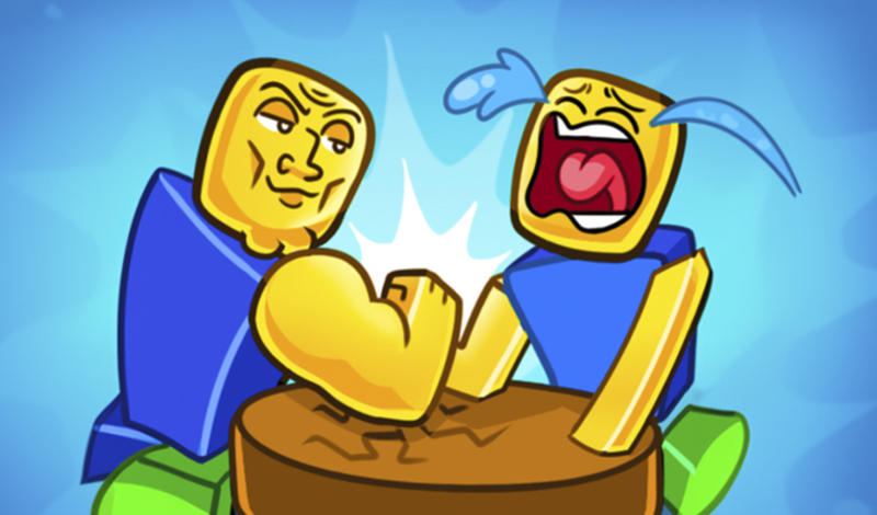 Obby Escape: Gym Arm Wrestling game cover