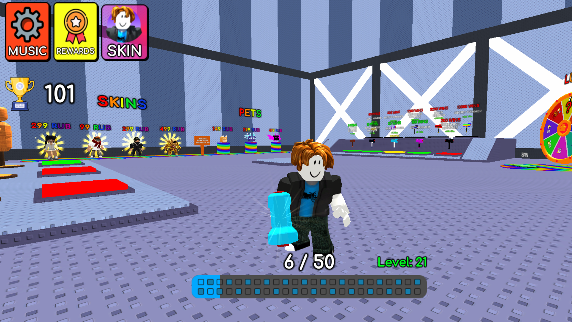 +1 Upgrade Jump Hammer Escape Obby Online 3D — screenshot 1