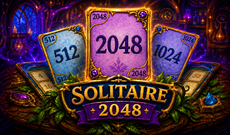 Solitaire 2048 game cover