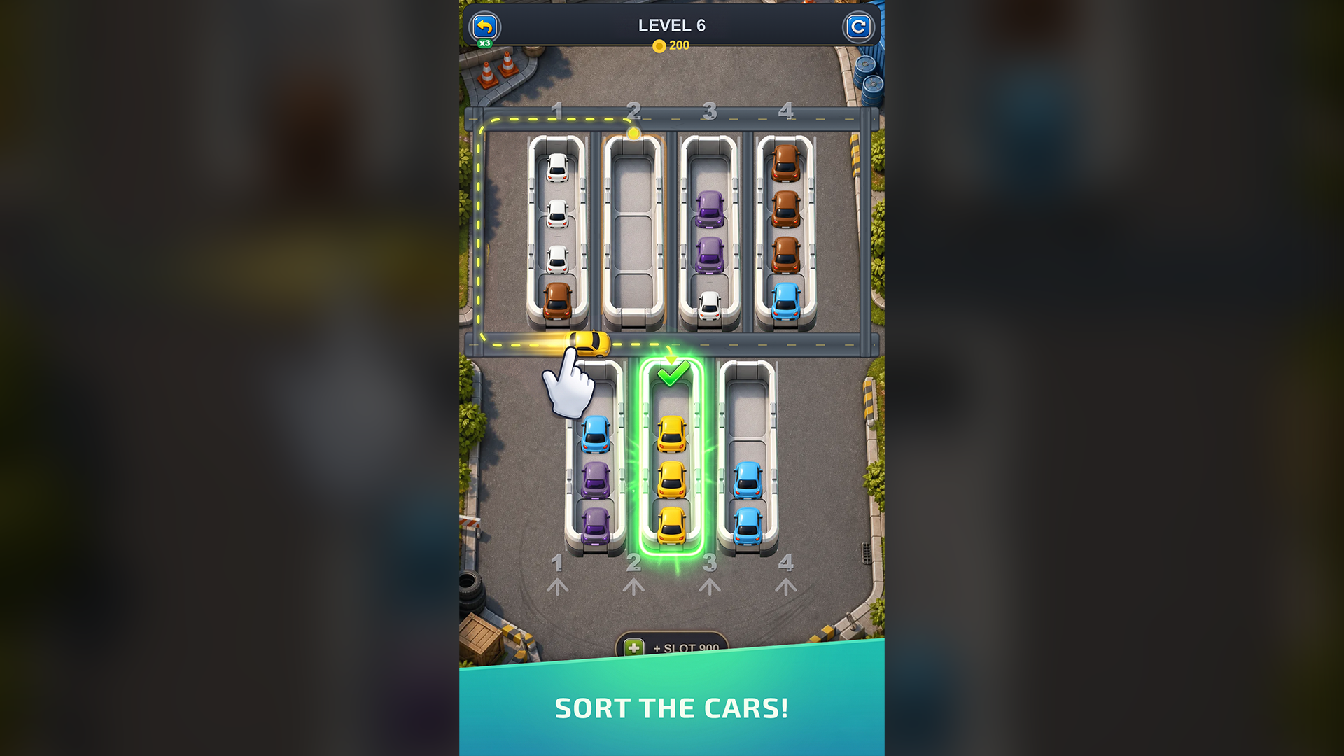 Car Sort: Parking — screenshot 1