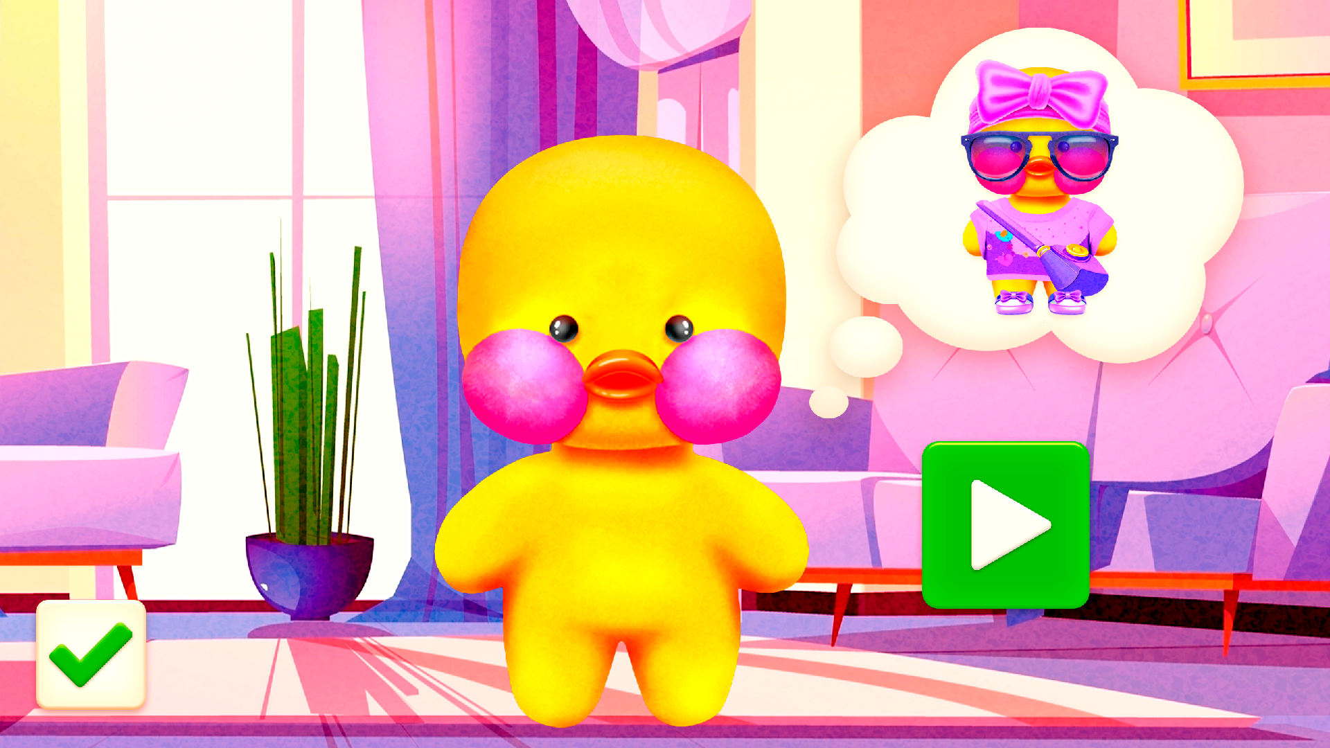 Lalafanfan Duck Stylist: Dress Up screenshot
