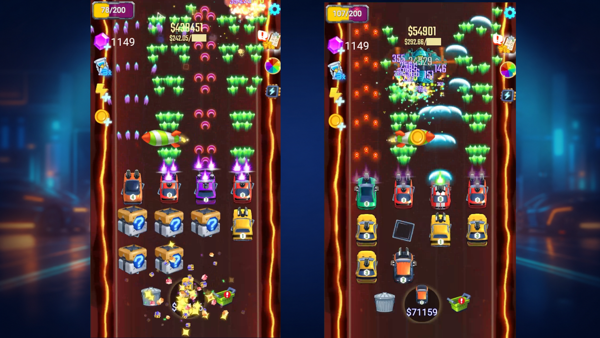 Merge Cars: Defense screenshot